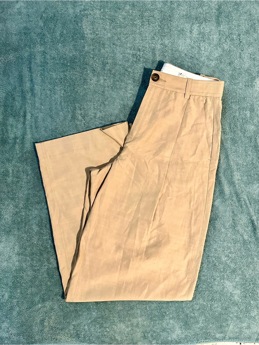 Vince NWT Rye Wide Leg Linen Blend Trousers Size 2
